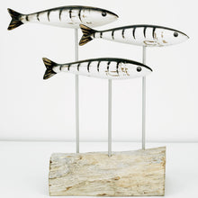 Load image into Gallery viewer, Archipelago Small Mackerel Block D358 Wood Carving Nautical Gift