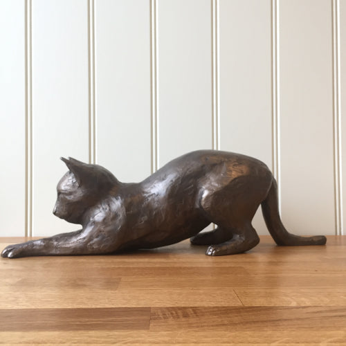 Tilly Cat Bronze Frith Sculpture By Paul Jenkins