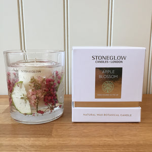 Stoneglow Candles Nature's Gift Apple Blossom Natural Wax Gel Candle