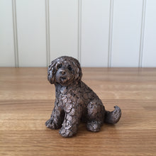 Load image into Gallery viewer, Shorty Labradoodle Bronze Frith Sculpture By Adrian Tinsley MINIMA