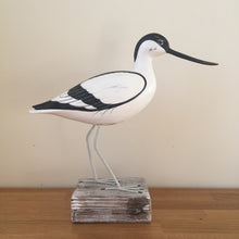 Load image into Gallery viewer, Archipelago Avocet Walking Wood Carving