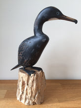 Load image into Gallery viewer, Archipelago Cormorant Small Wood Carving