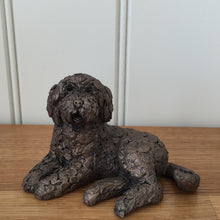 Load image into Gallery viewer, Koko Labradoodle  Bronze Frith Sculpture By Adrian Tinsley