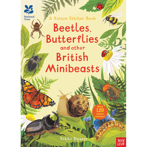 National Trust: Beetles, Butterflies and other British Minibeasts - Sticker Book