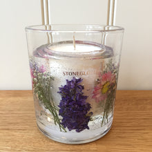 Load image into Gallery viewer, Stoneglow Candles Nature&#39;s Gift English Country Garden Natural Wax Gel Candle