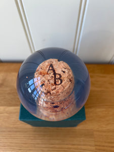 Champagne Cork Paperweights x 3 Custom Made Using Customers Personalised Wedding Corks With Initials On PRICE ON REQUEST