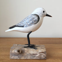 Load image into Gallery viewer, Archipelago Sanderling Standing Wood Carving