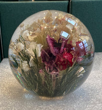 Load image into Gallery viewer, Botanical Mixed Flora Small Paperweight Made With Real Mixed Flora