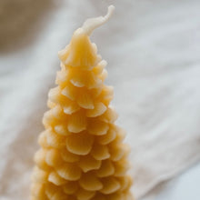 Load image into Gallery viewer, Beeswax Tree Candle Natural Sustainable Country Gift