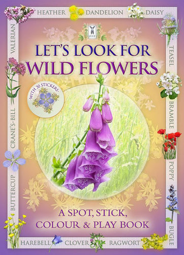 Let's Look For Wild Flowers: A Spot, Stick, Colour & Play Book