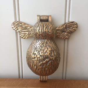 Bumble Bee Solid Brass Door knocker Country Cottage Style