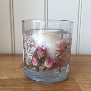 Stoneglow Candles Botanic Collection Rose & Peony Natural Wax Gel Tumbler