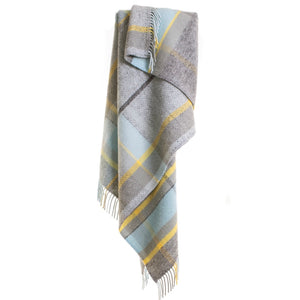 Tweedmill Drapers Collection - Mills Check Pure New Wool Throw