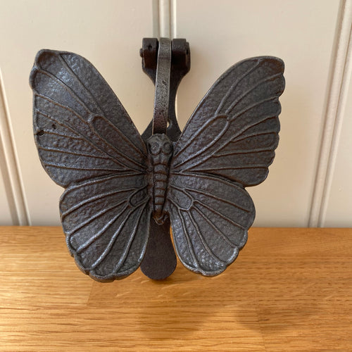 Butterfly Cast Antique Iron Door knocker Country Cottage Style Gift