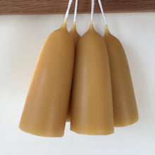Load image into Gallery viewer, 100% Natural Pure UK Beeswax Stumpie Candles x 1 Pair British Made