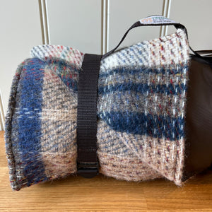 Tweedmill Recycled Picnic Blanket Rug Roll Waterproof Backing