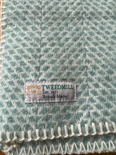 Load image into Gallery viewer, Baby Pram Blanket - Beehive Ocean 100% Pure New Wool