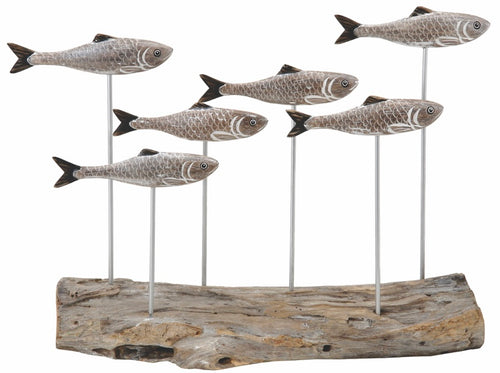 Archipelago Herring Shoal D236 Wood Carving Nautical Gift