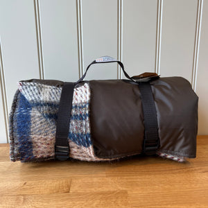 Tweedmill Recycled Picnic Blanket Rug Roll Waterproof Backing