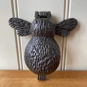 Bumble Bee Lacquered Cast Antique Iron Door knocker Country Cottage Style