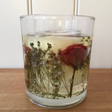 Load image into Gallery viewer, Stoneglow Candles Nature&#39;s Gift Red Rose Natural Wax Gel Candle