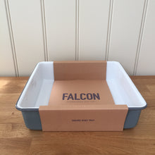 Load image into Gallery viewer, Falcon Enamelware Square Bake Tray Pigeon Grey