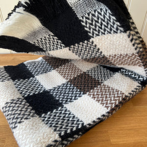 Tweedmill Recycled 100% All Wool Celtic Weave Check Throw