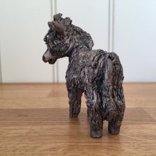 Load image into Gallery viewer, Dilys Donkey Standing Bronze Frith Sculpture By Veronica Ballan MINIMA