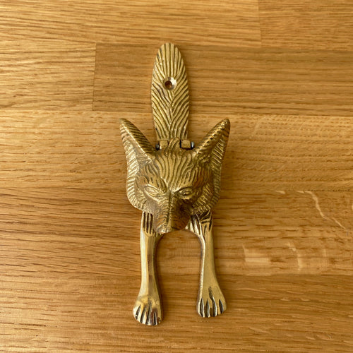 Fox Solid Brass Door knocker Country Cottage Style