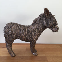 Load image into Gallery viewer, Donkey Standing Bronze Frith Sculpture By Veronica Ballan