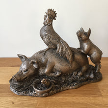 Load image into Gallery viewer, Down On The Farm Bronze Frith Sculpture By Guy Redwood