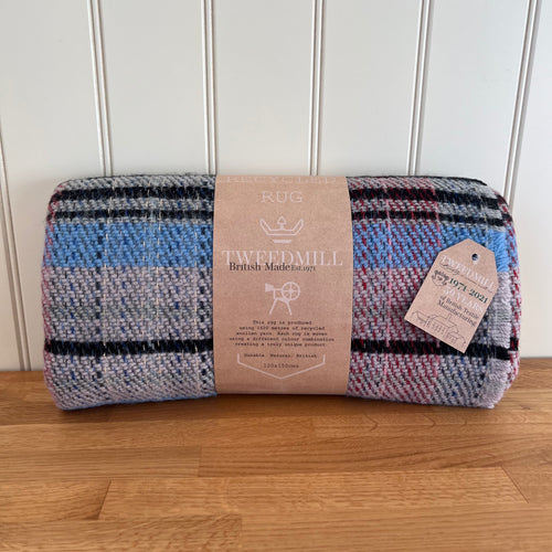 Tweedmill Recycled 100% Wool Throw/Rug/Picnic Blanket Small