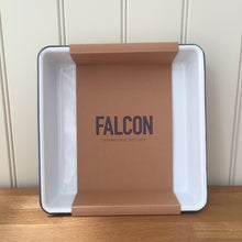 Load image into Gallery viewer, Falcon Enamelware Square Bake Tray Pigeon Grey