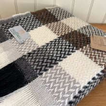 Load image into Gallery viewer, Tweedmill Recycled 100% All Wool Celtic Weave Check Throw