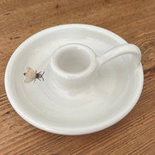 Load image into Gallery viewer, Wee-Willie-Winkie Bee Candle Holder Hand Thrown In Suffolk