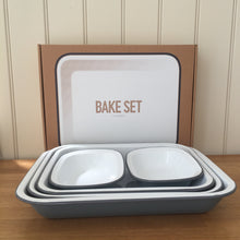 Load image into Gallery viewer, Falcon Enamelware 5 Piece Bake Set Pigeon Grey