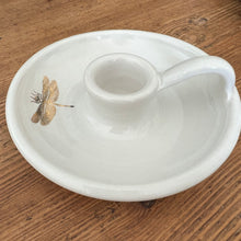 Load image into Gallery viewer, Wee-Willie-Winkie Dragonfly Candle Holder Hand Thrown In Suffolk