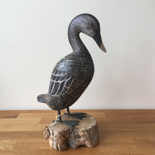 Archipelago Female Eider Duck Wood Carving