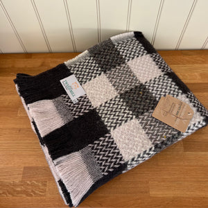 Tweedmill Recycled 100% All Wool Celtic Weave Check Throw