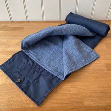 Load image into Gallery viewer, Tweedmill Walker Companion Picnic Rug Waterproof Backed - Blue Moon/Navy Small