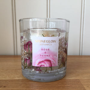 Stoneglow Candles Botanic Collection Rose & Peony Natural Wax Gel Tumbler